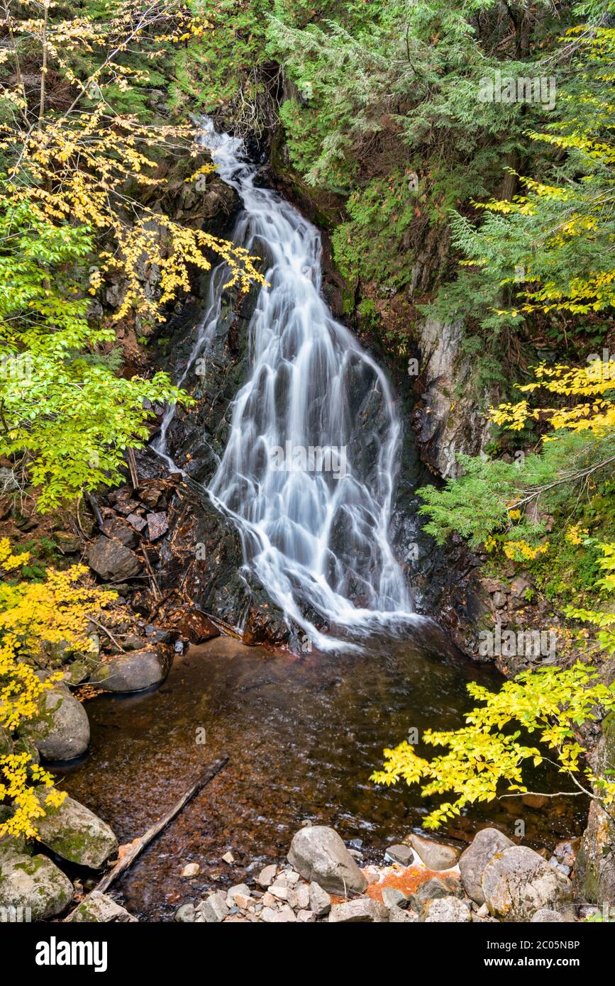 Water Falls at the Cap Tourmente National Wildlife Area nestled high up