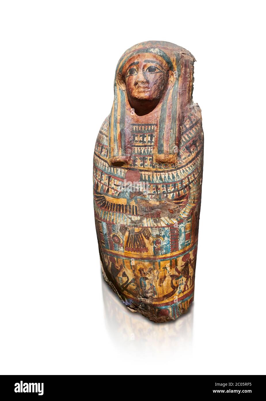 Ancient Egyptian Cartonnage funerary mask from the Third Intermediate ...