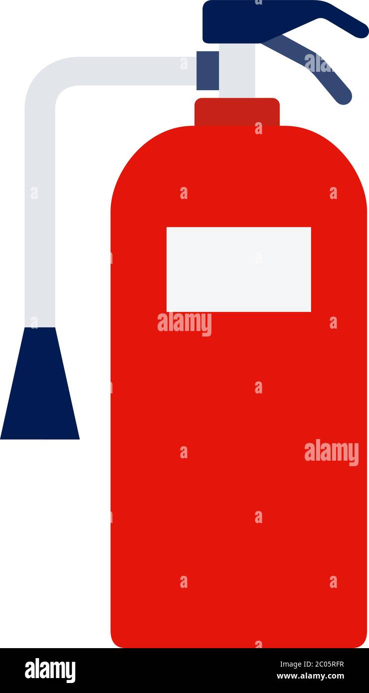 Marine extinguisher vector icon flat isolated Stock Vector