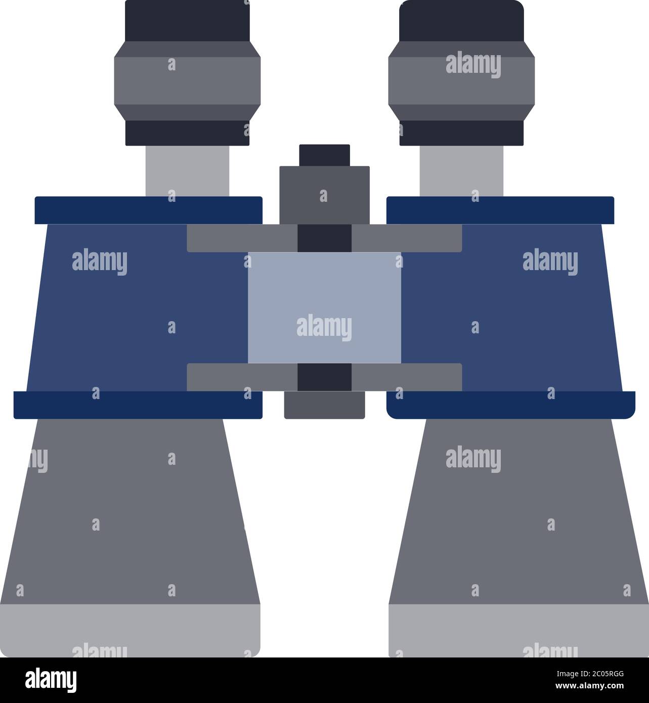 Marine binoculars vector icon flat isolated Stock Vector