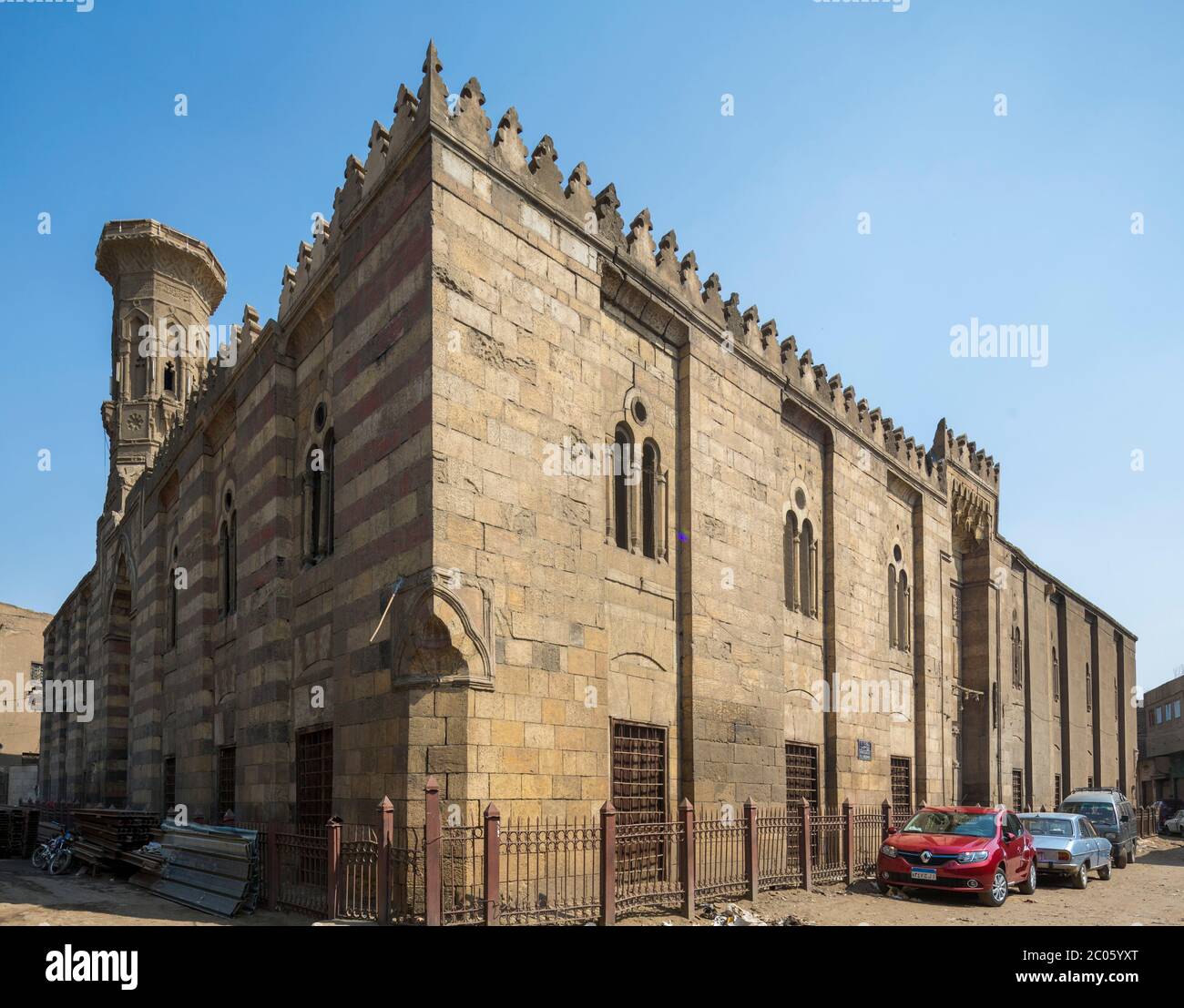 exterior, mosque of Qadii Yahya, Bulaq, Cairo, Egypt Stock Photo