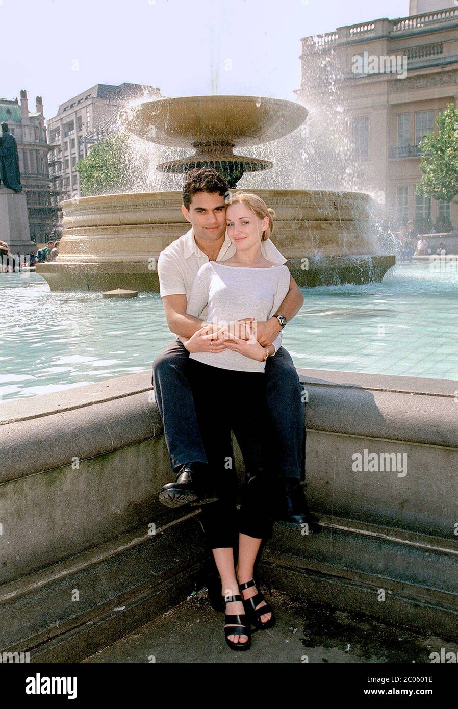 Actors Blair Strang and Katrina Devine from the New Zealand soap opera