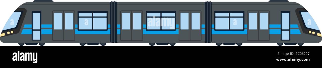 Subway car vector flat isolated on white Stock Vector Image & Art - Alamy