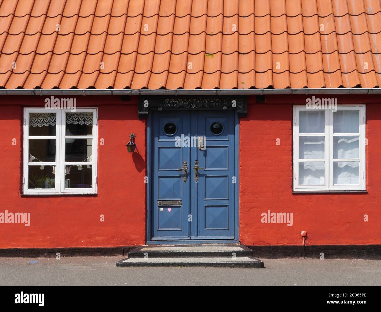house in Ærøskøbing, denmark Stock Photo