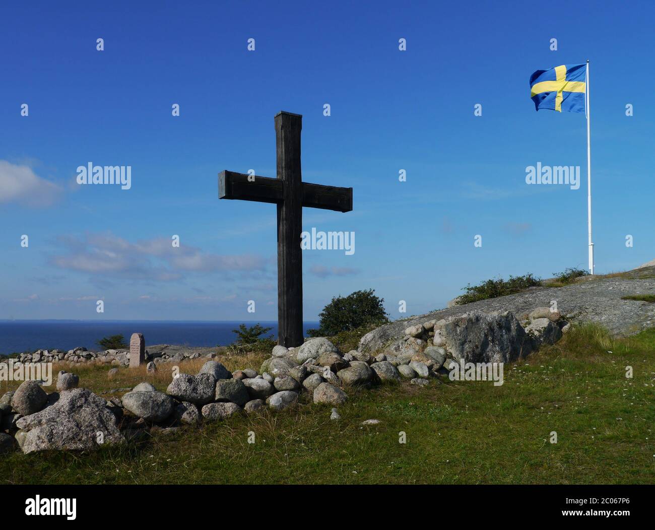 The English Seaman's Graveyard on hanö island Stock Photo