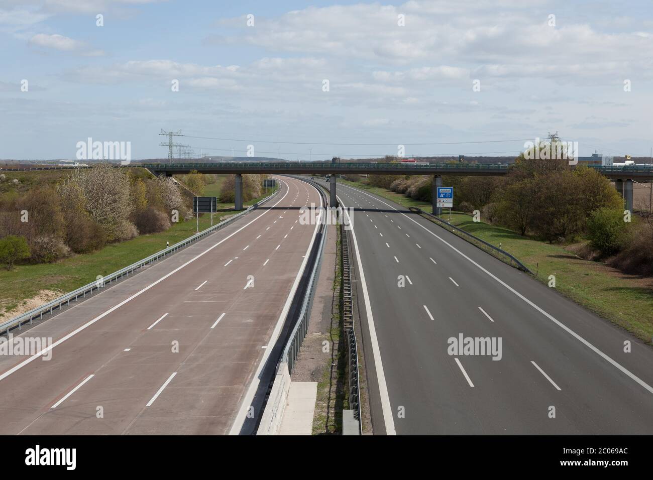 Empty motorway a14 hi-res stock photography and images - Alamy