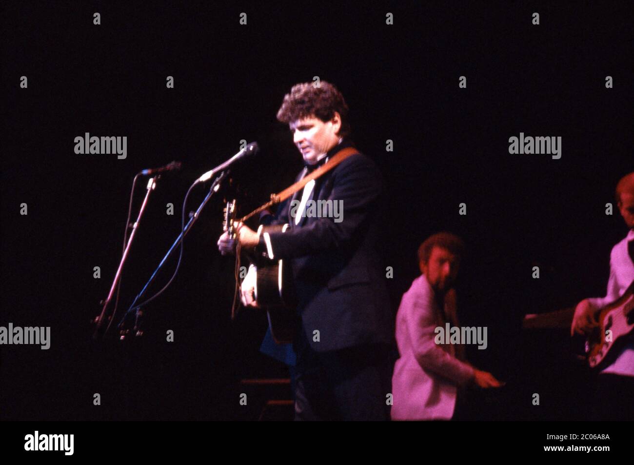 The Everly Brothers in concert at the Hammersmith Odeon in London, UK, on 14th November 1984. Stock Photo