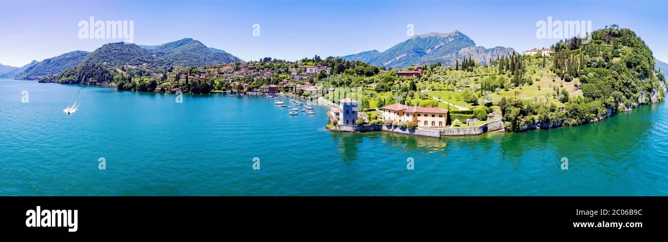 Bellagio - Pescallo - Lake Como (IT) - Park and Villa Serbelloni Stock Photo