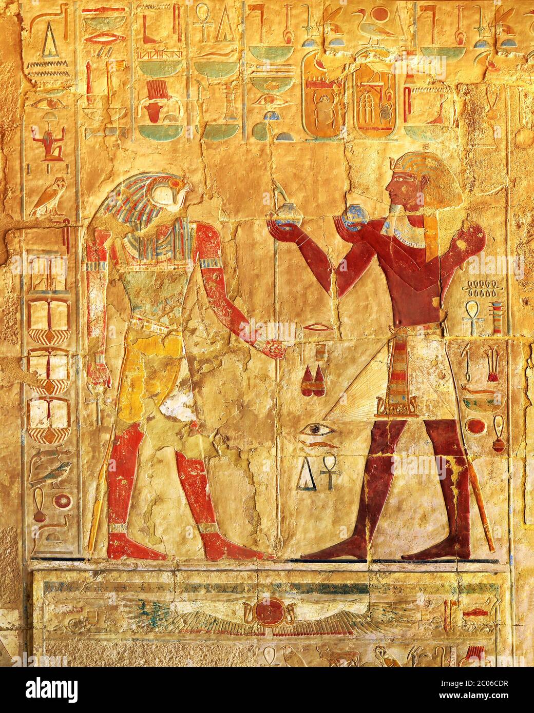 ancient egypt color images Stock Photo