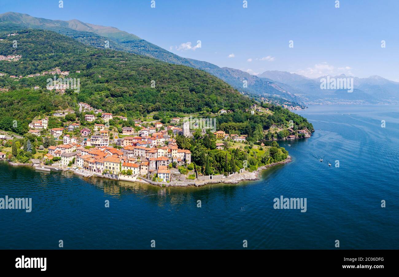 Santa Maria Rezzonico - Lake Como (IT) Stock Photo