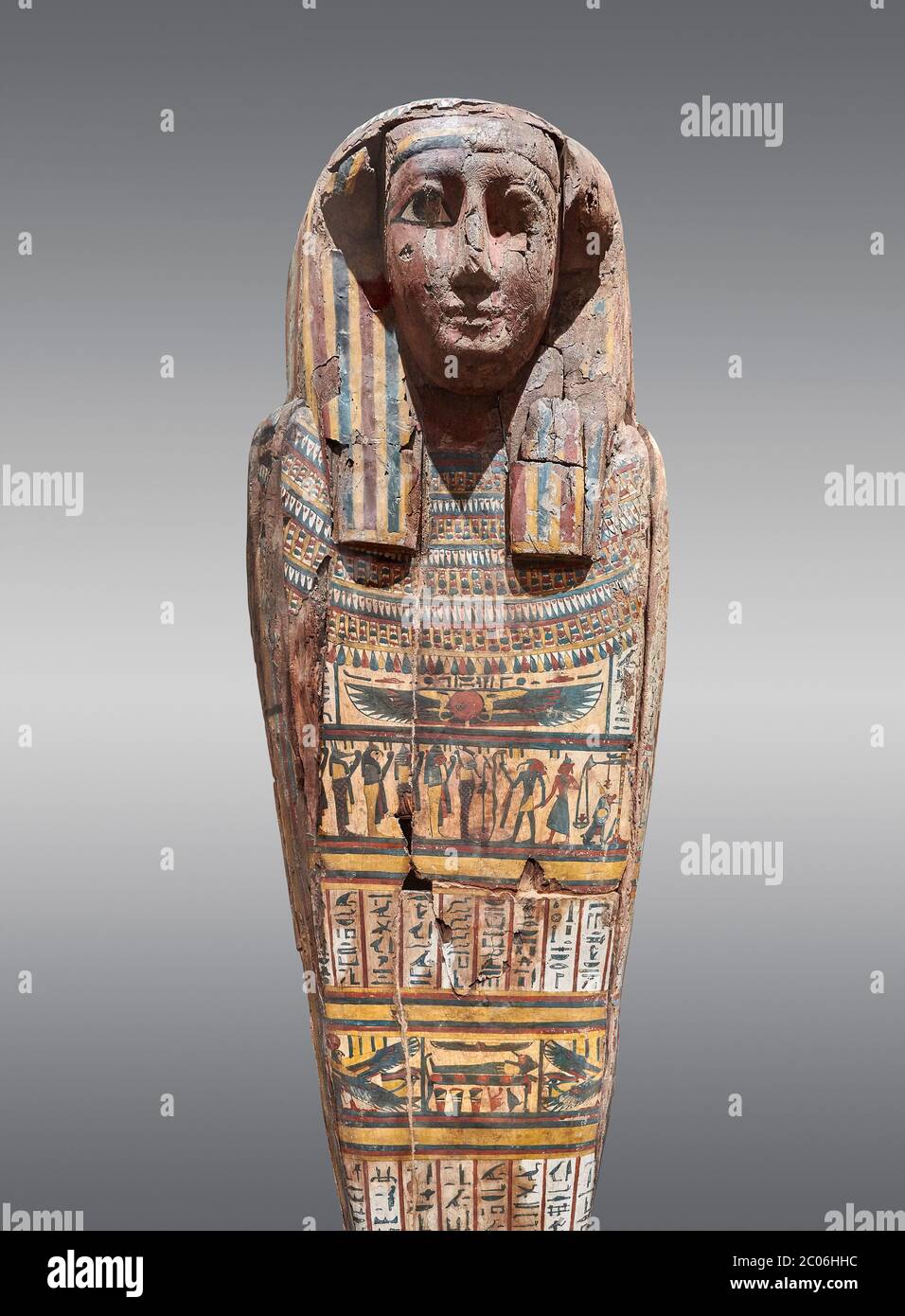 EGYPT ～エジプト～HUMAN Ancient Egyptian wooden sarcophagus - the tomb of Tagiaset