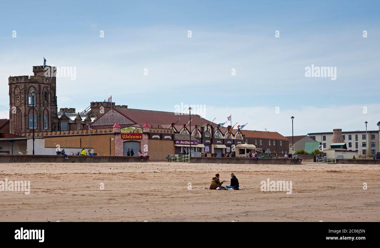 Portobello, Edinburgh, Scotland. 11 June 2020. Bright intervals with