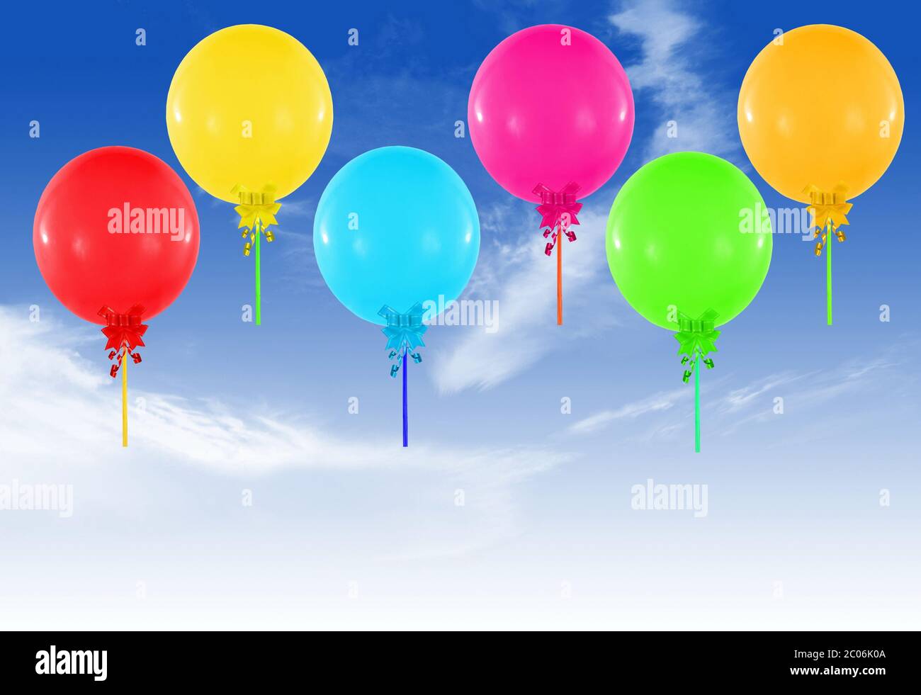 colorful-balloons-on-blue-sky-stock-photo-alamy