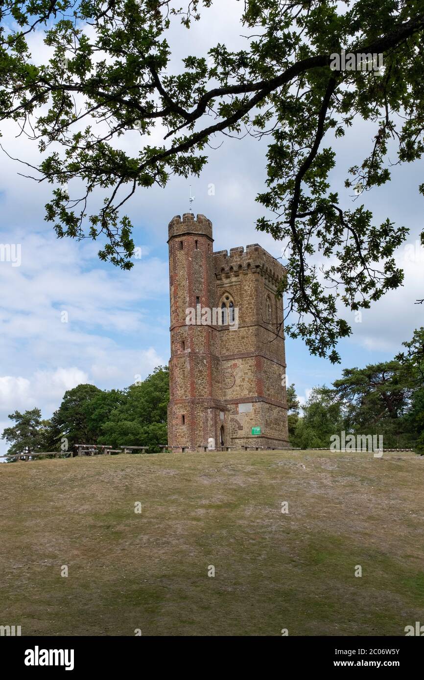 Leith Hill Victorian Tower near Dorking, Surrey Stock Photo Alamy