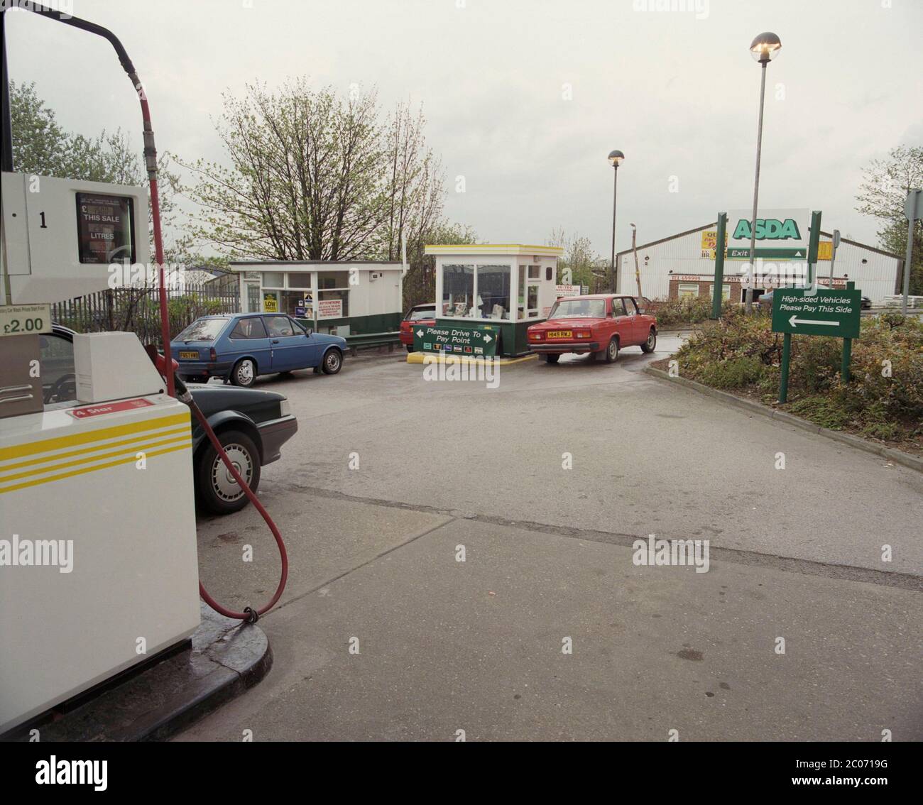1996, The Asda supermarket at Orgreave, Sheffield, South Yorkshire, northern England, UK Stock Photo