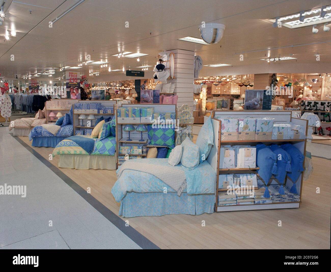 British Homes Stores, displays of clothing & Household goods, in 1996