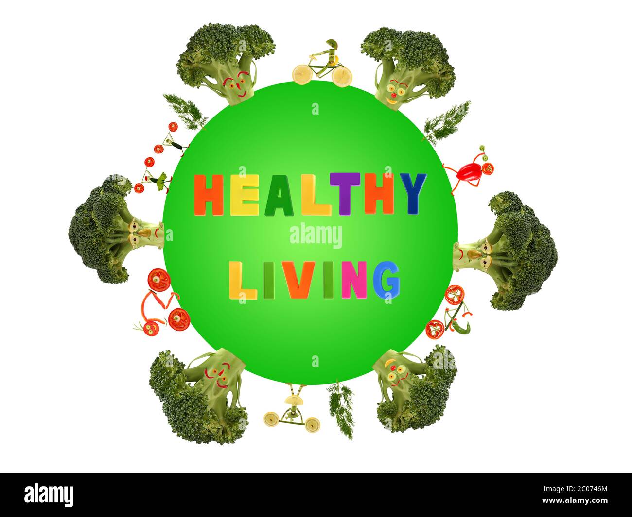 Healthy living for a green Stock Photo Alamy