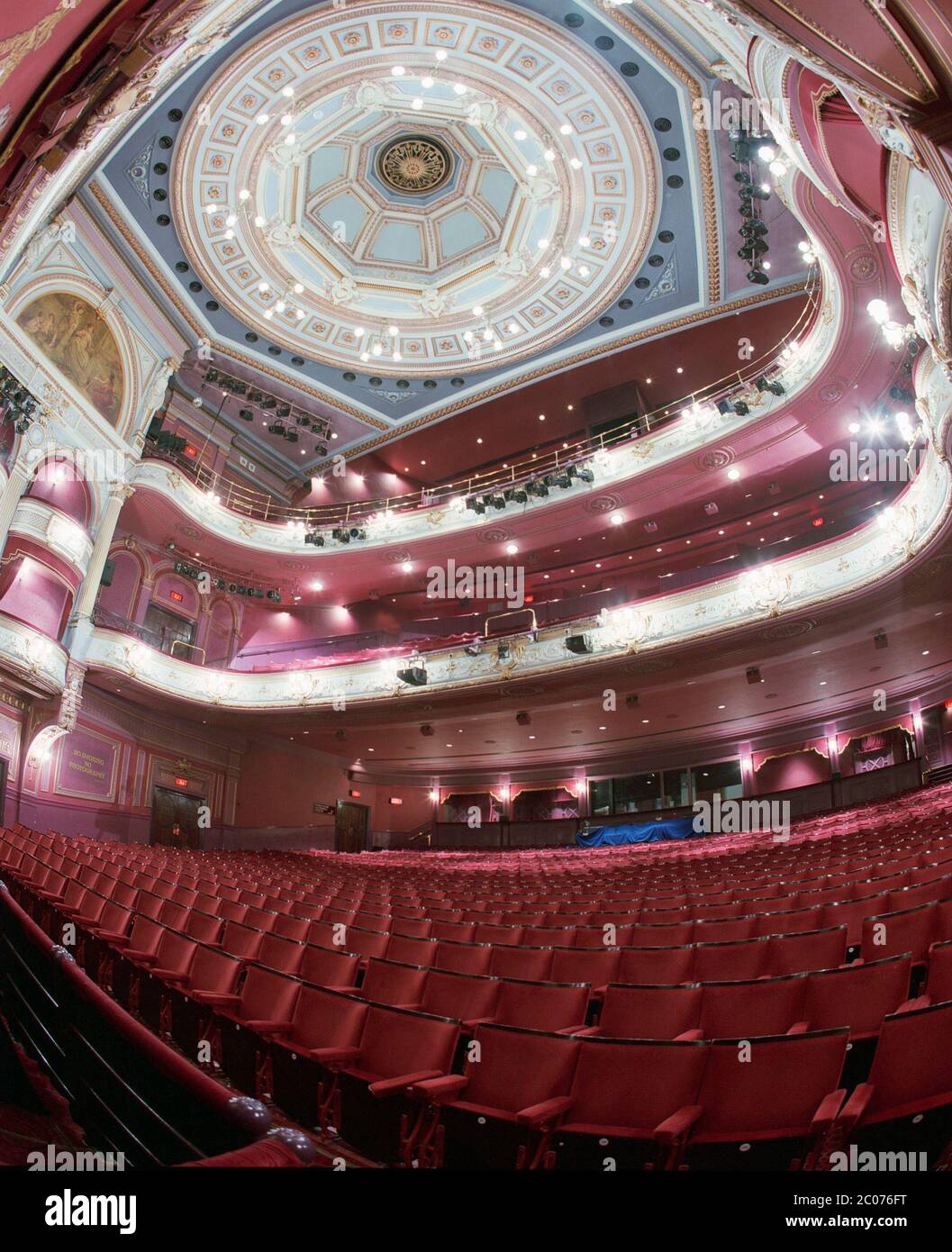 The interior of the Grand Theatre, Leeds, West Yorkshire, Northern