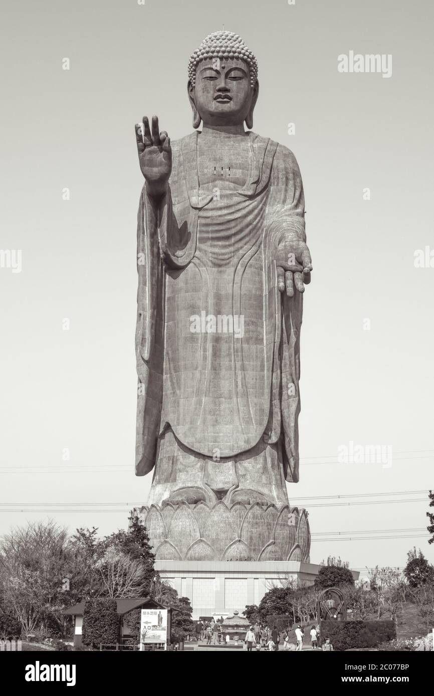 Third largest Buddha statue in the World the Ushiku Daibutsu Big Buddha
