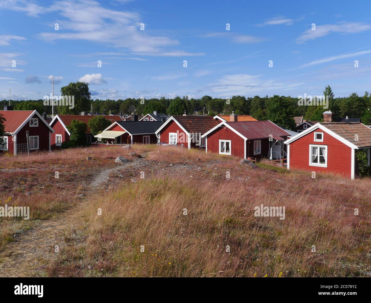 fishermen's village Hölick, in sweden Stock Photo