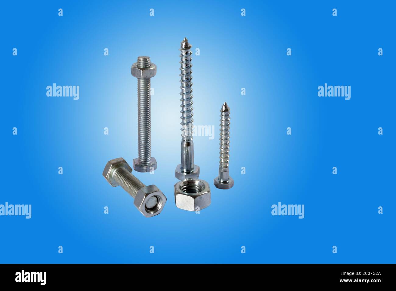 Assorted screws nuts and bolts Stock Photo Alamy