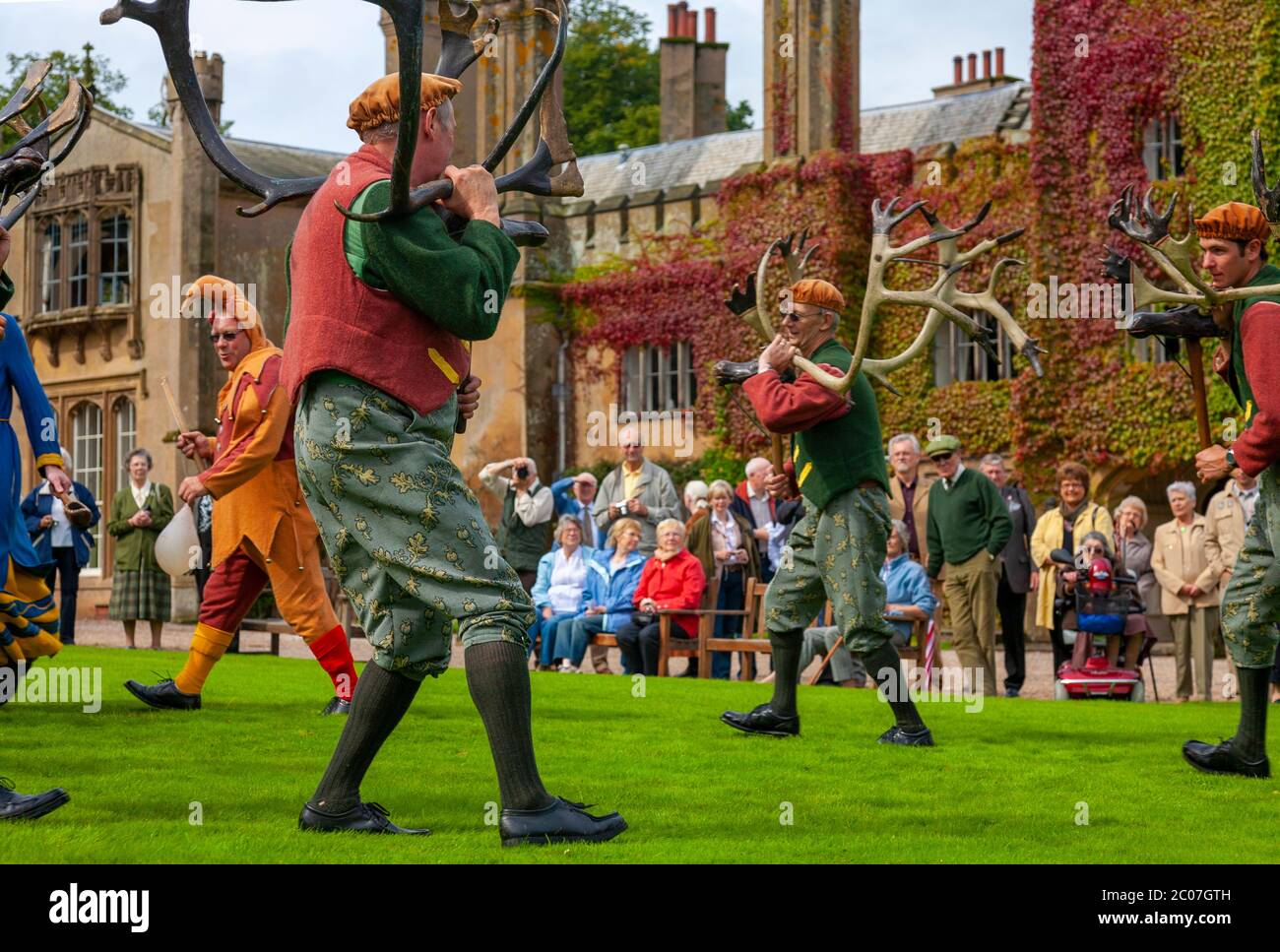 Abbots Bromley Horn Dance, Abbots Bromley, Staffordshire, England, UK Stock Photo Alamy