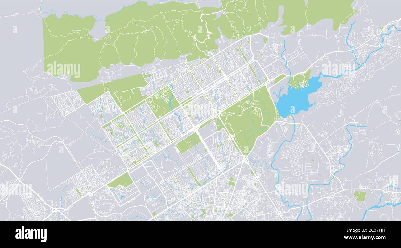 Blue Area Islamabad Map Urban Vector City Map Of Islamabad, Pakistan Stock Vector Image & Art -  Alamy