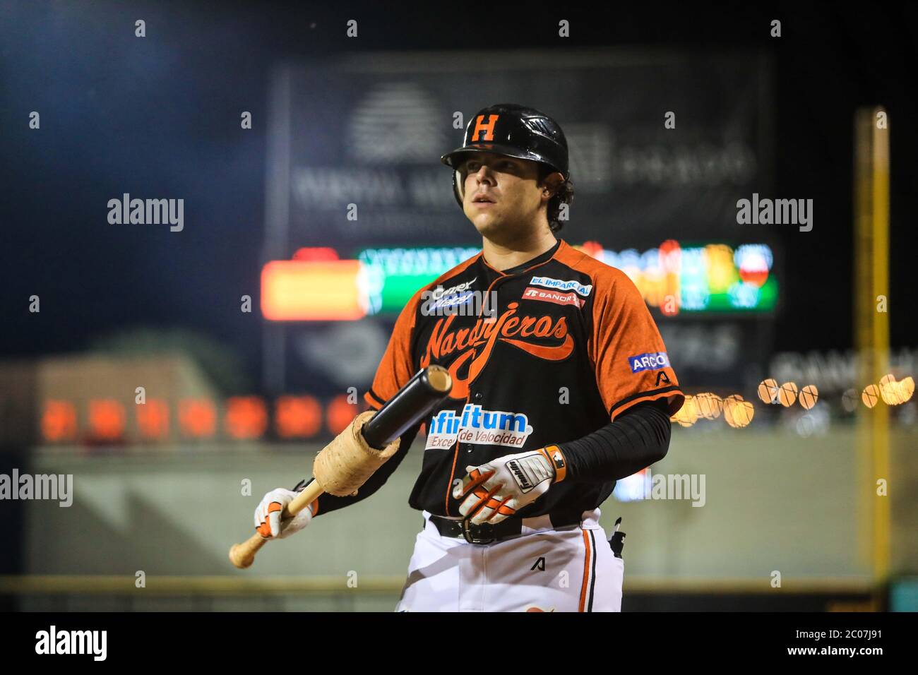 Roberto Ramos, durante el encuentro de beisbol entre los Sultanes de  Monterrey vs los Naranjeros de Hermosillo durante el primer juego de la  serie de la LMP el 5nov 2019….. ©(© Photo: