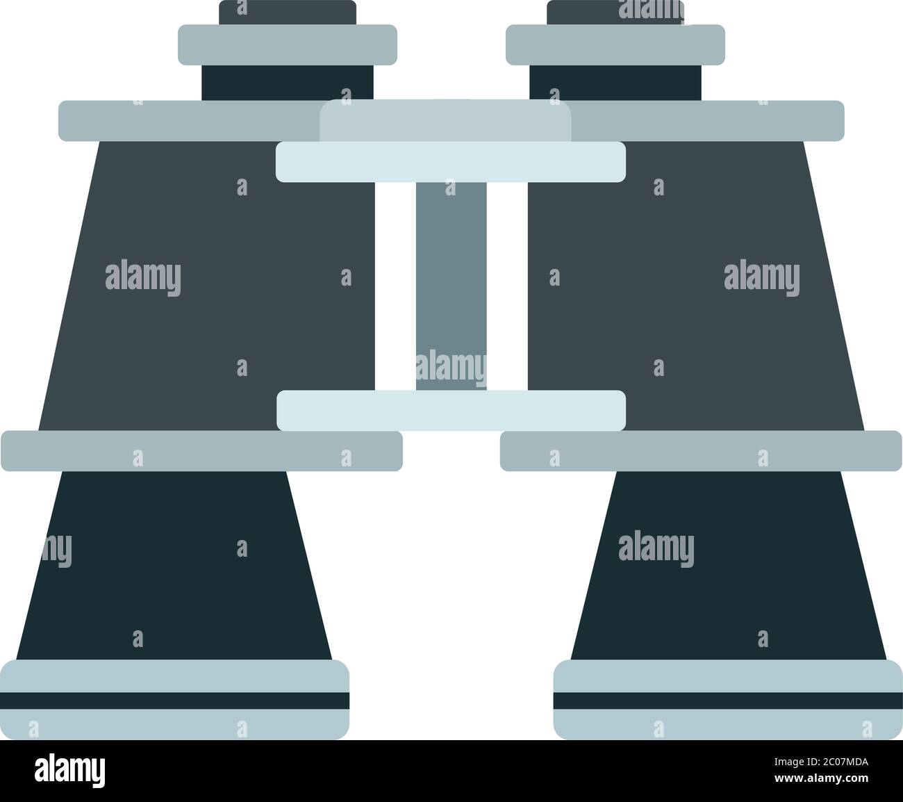 Travel binoculars vector flat isolated Stock Vector