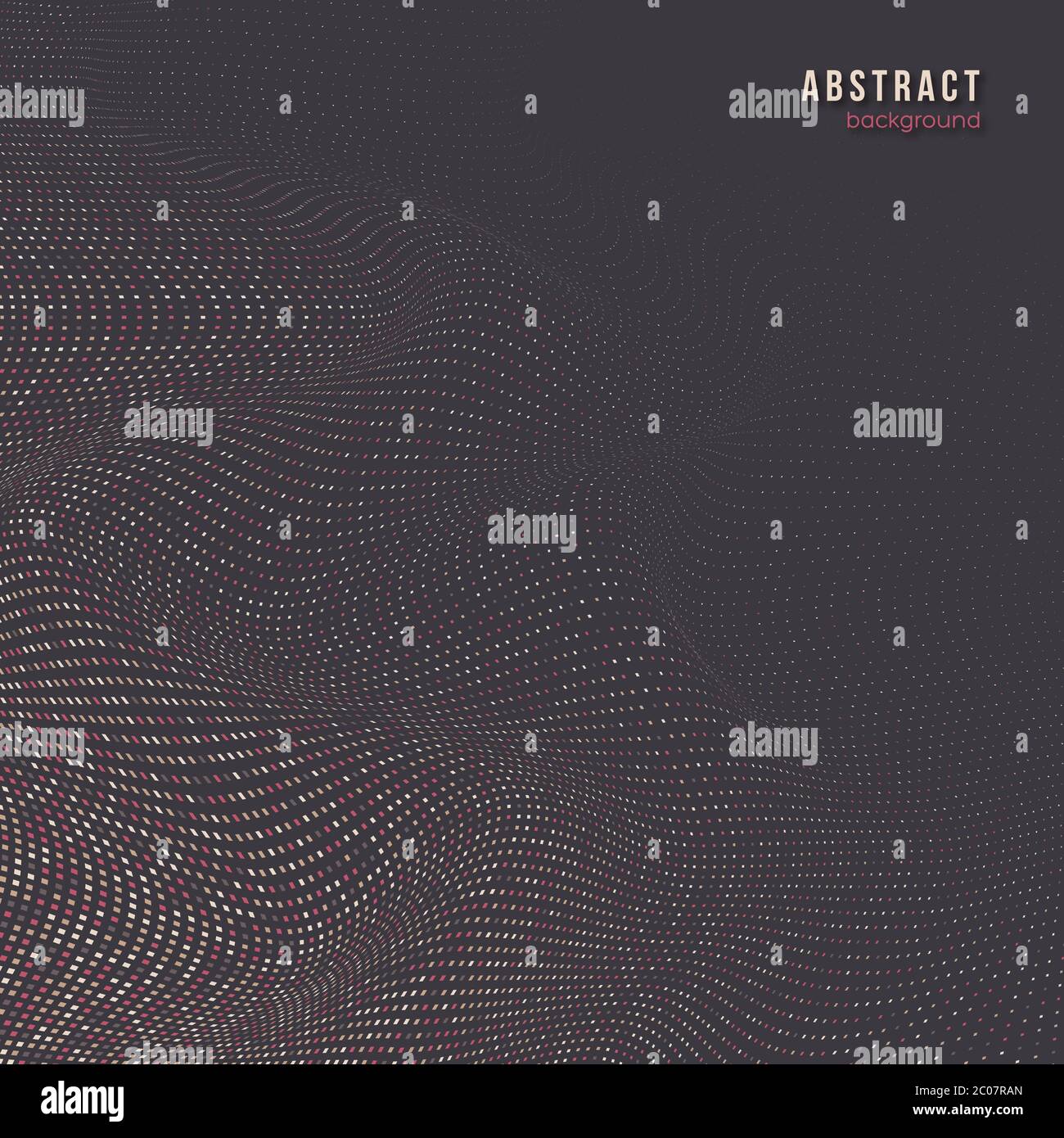 Dotted wave line pattern hi-res stock photography and images - Alamy