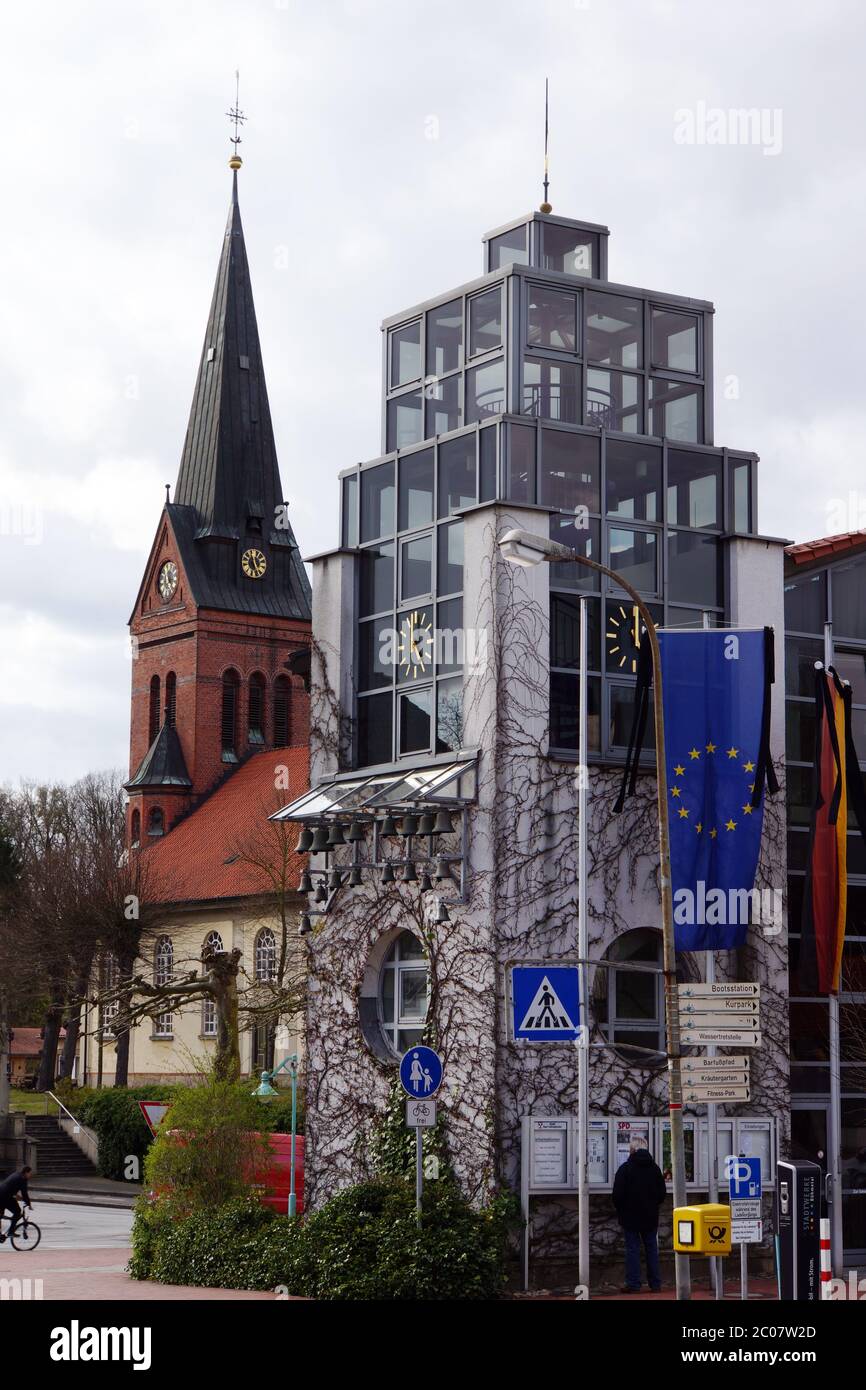 City Hall Bad Fallingbostel Stock Photo