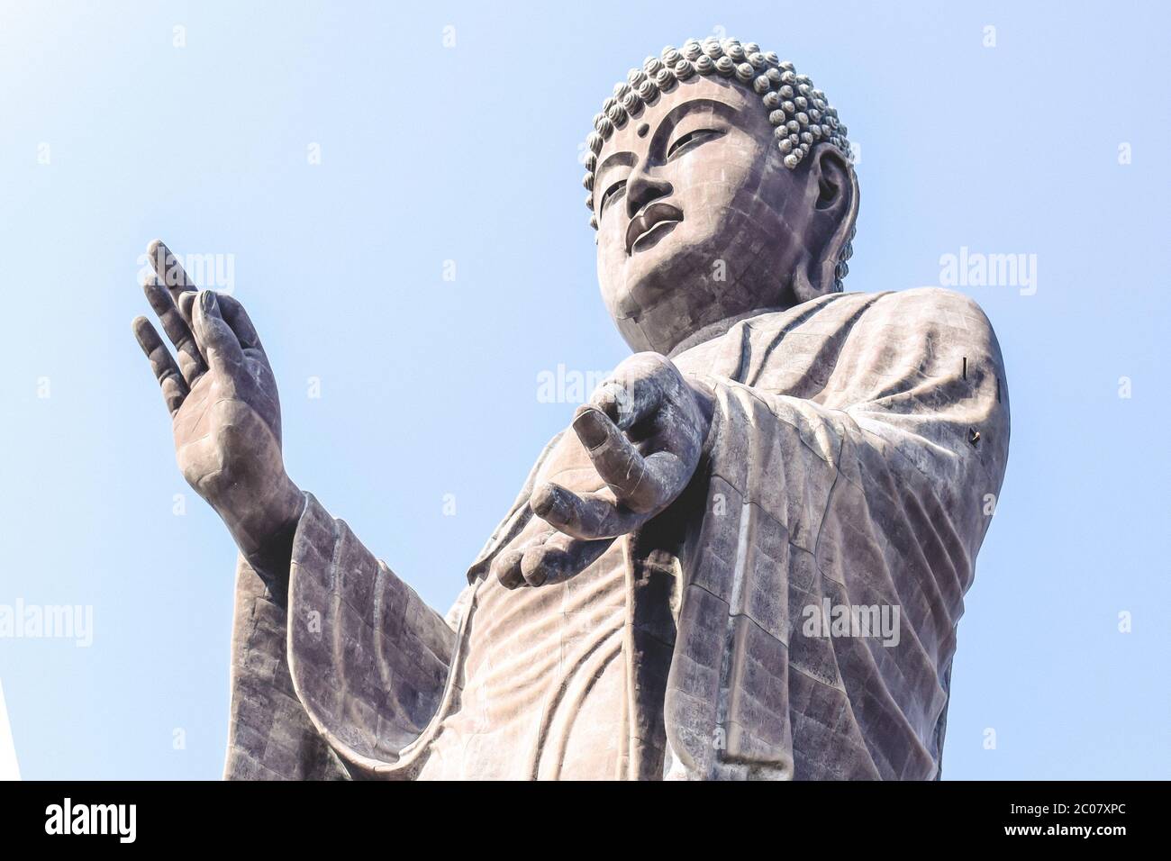 The largest statue in Japan the Bigg Buddha in Ushiku Stock Photo Alamy