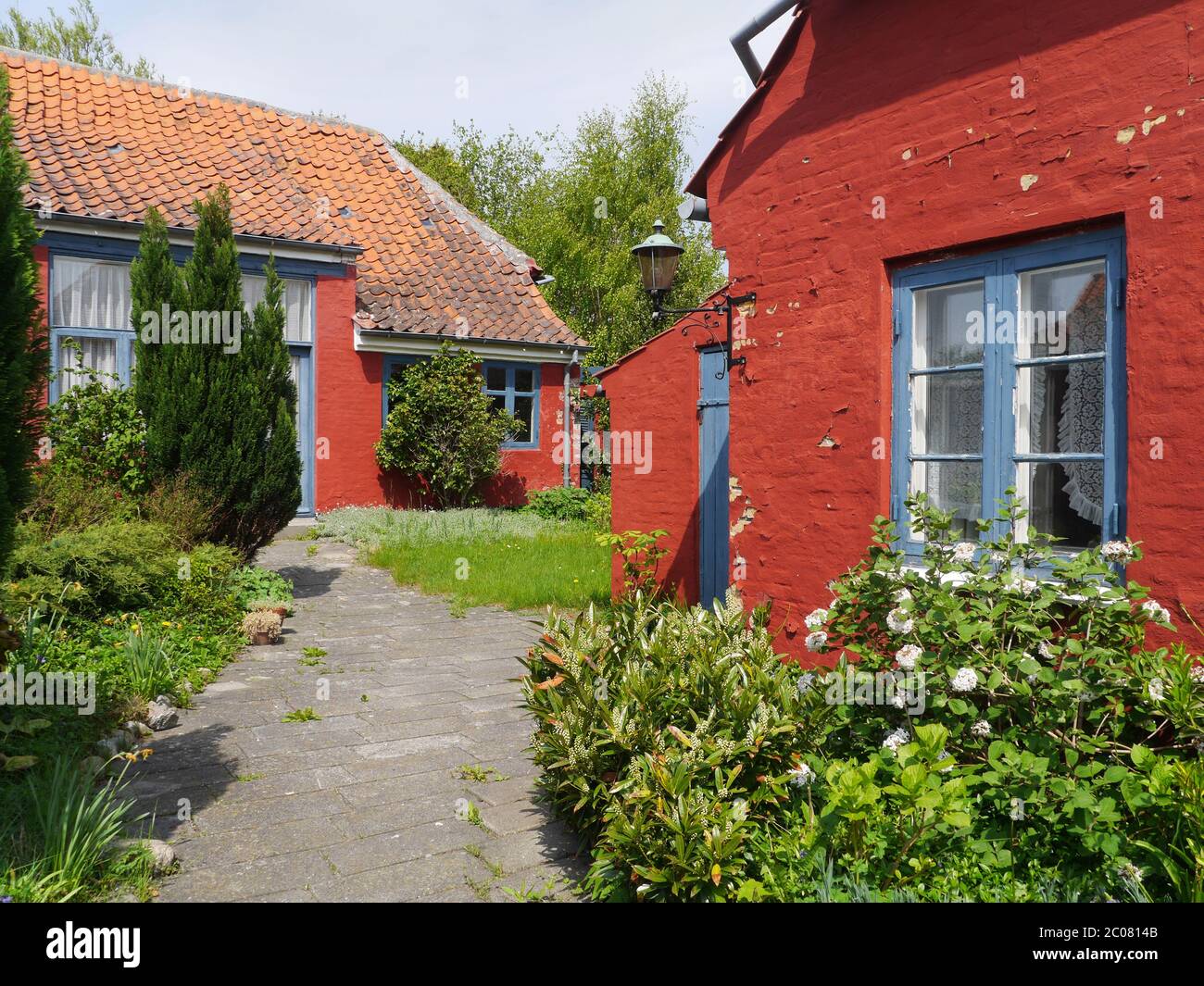 holiday home in denmark Stock Photo