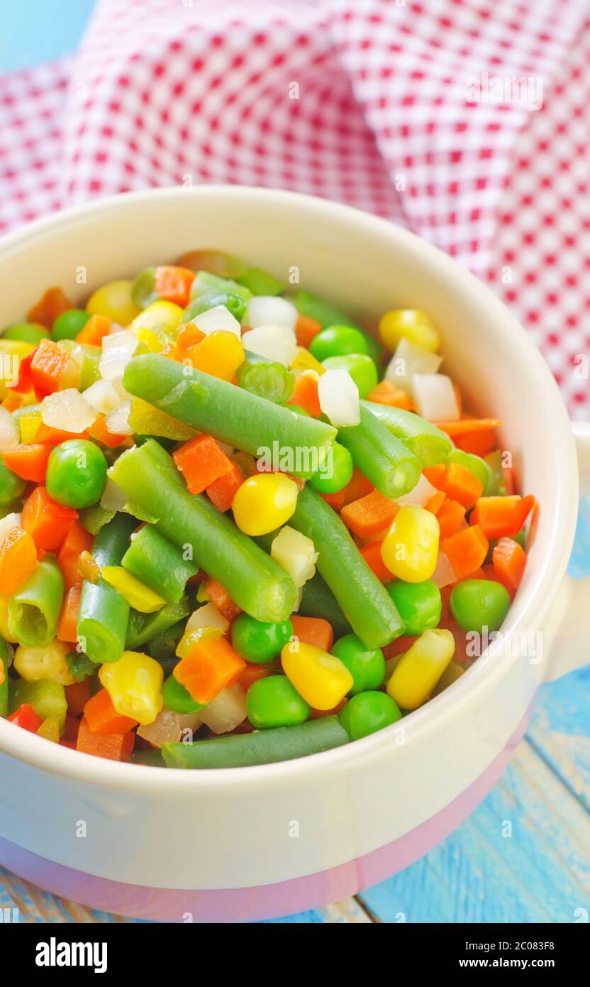 mix vegetables Stock Photo