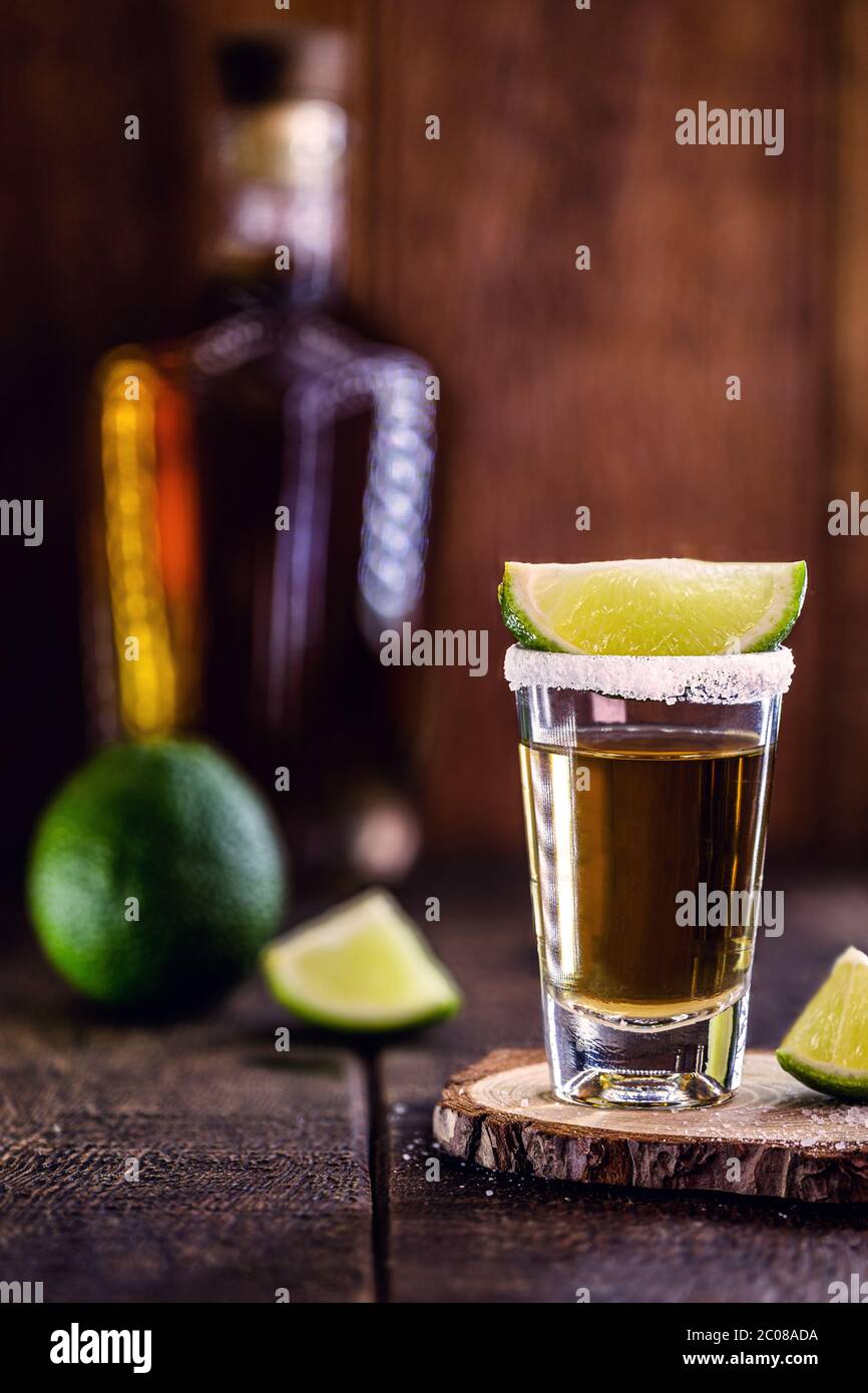 Tequila Fiery Drink Strong Alcohol Content Image Of Bar And Restaurant For Menu International Tequila Day Stock Photo Alamy