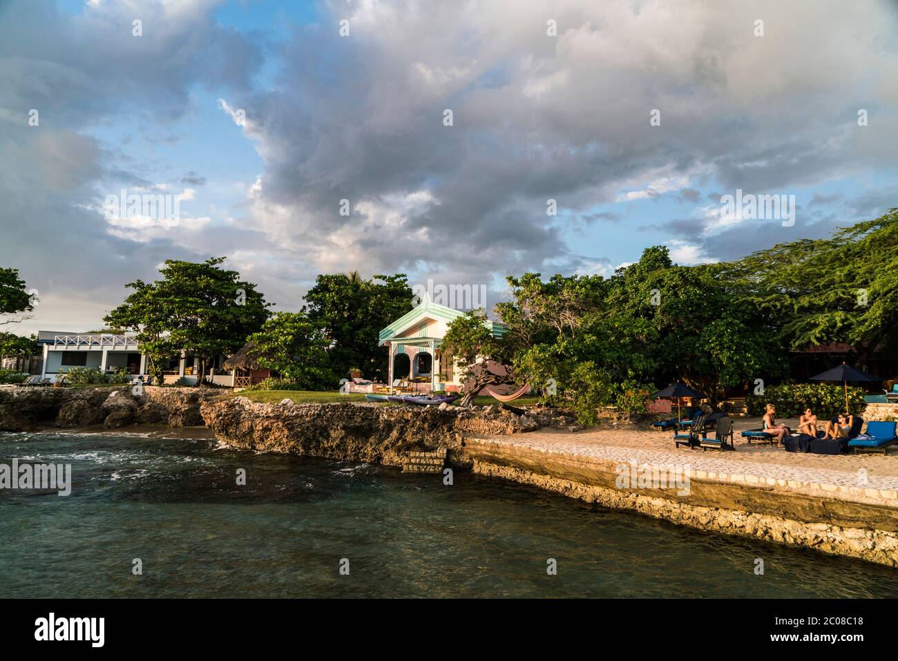 Jamaica, Treasure Beach, Jakes Hotel Stock Photo Alamy