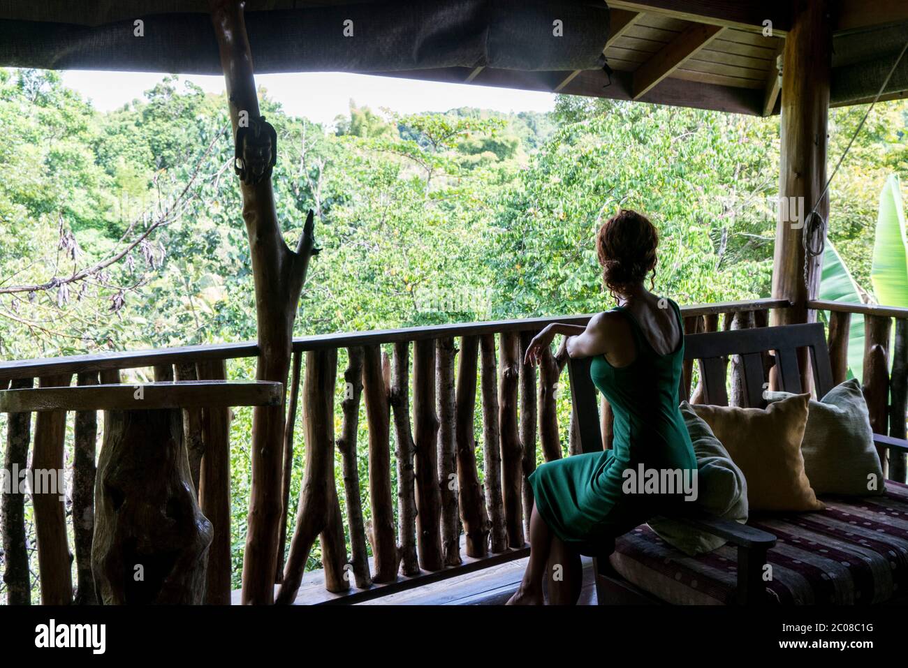 Jamaica, Little London, Zimbali Retreats & Organic Farm Stock Photo Alamy