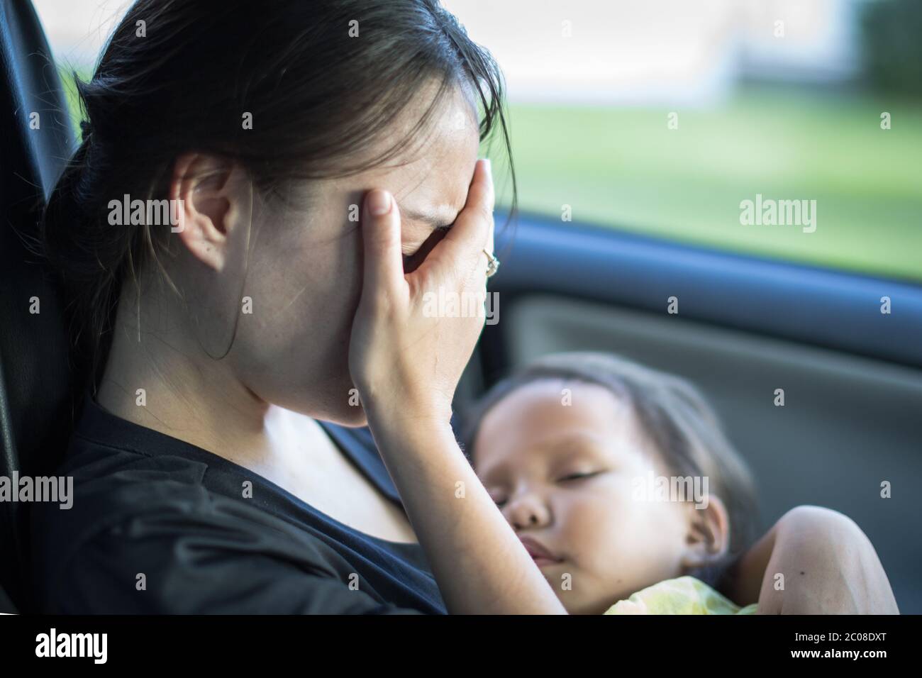 Crying In Car Crying child car hi-res stock photography and images - Alamy