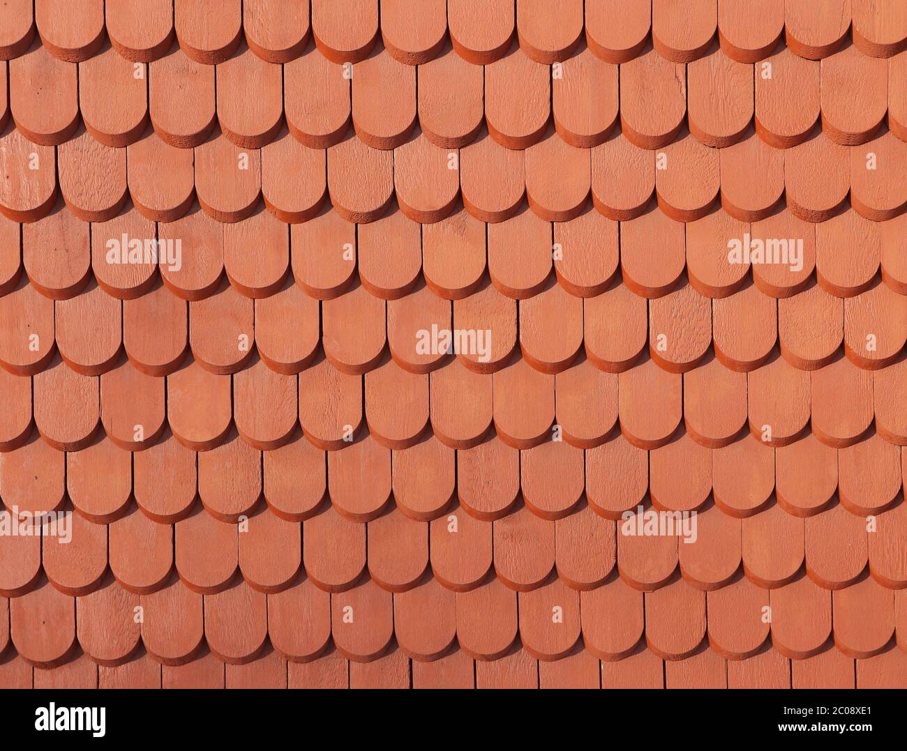roof made of wooden shingle Stock Photo Alamy