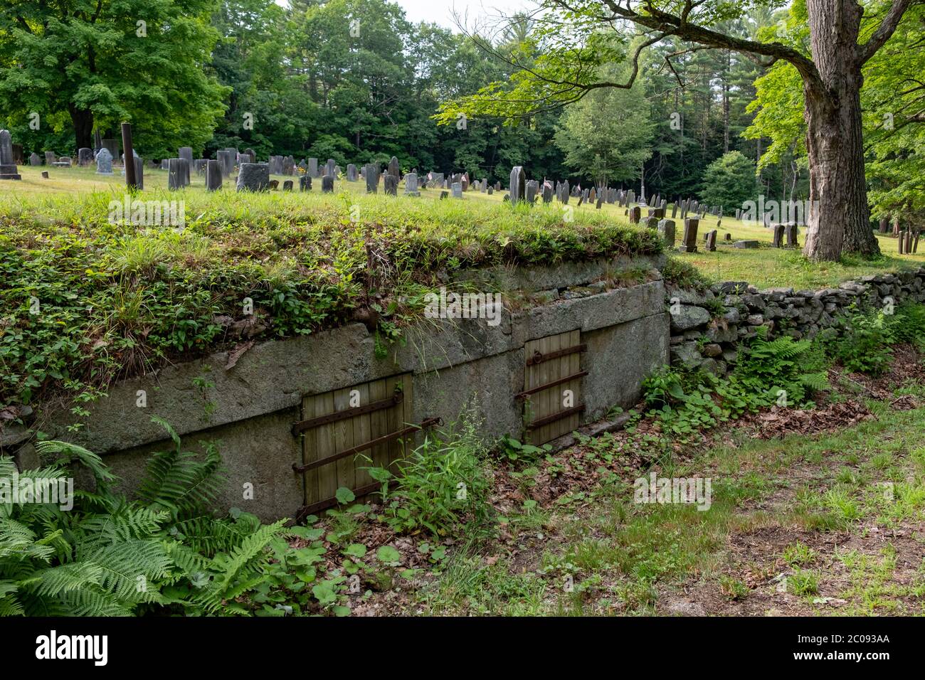 Warwick, Massachusetts cemetery Stock Photo
