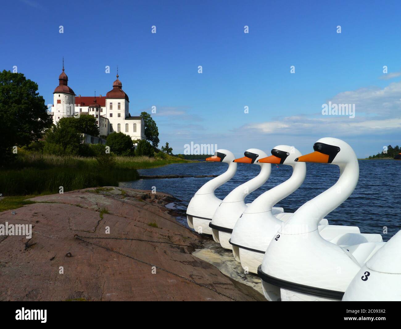Läckö Castle on lake vänern, sweden Stock Photo - Alamy