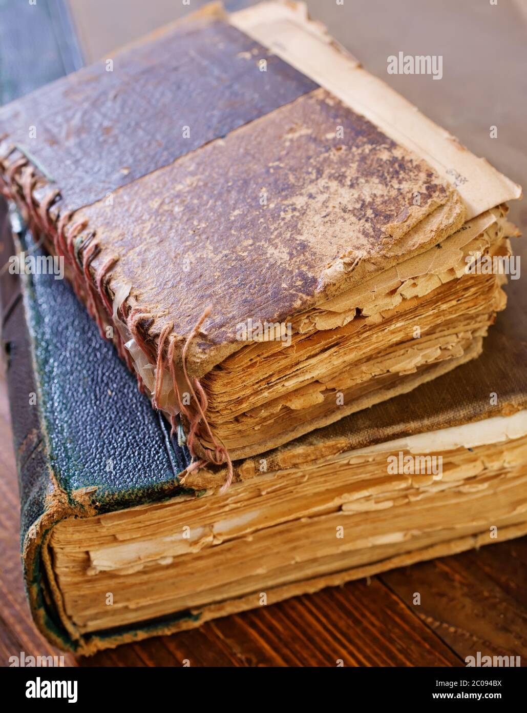 Old shabby books hi-res stock photography and images - Alamy