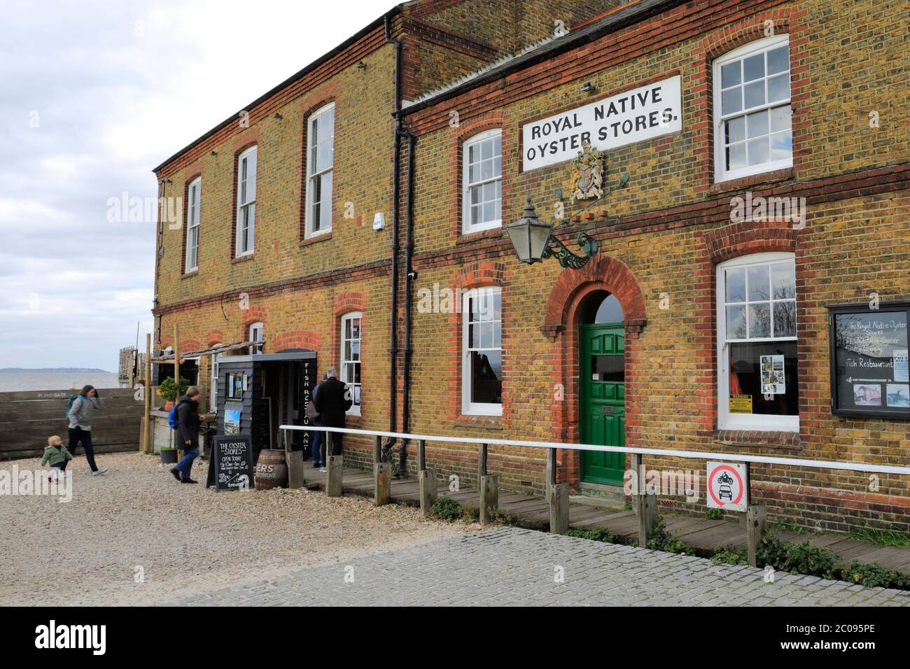 The Royal Native Oyster Stores shop, Whitstable Harbour, Whitstable