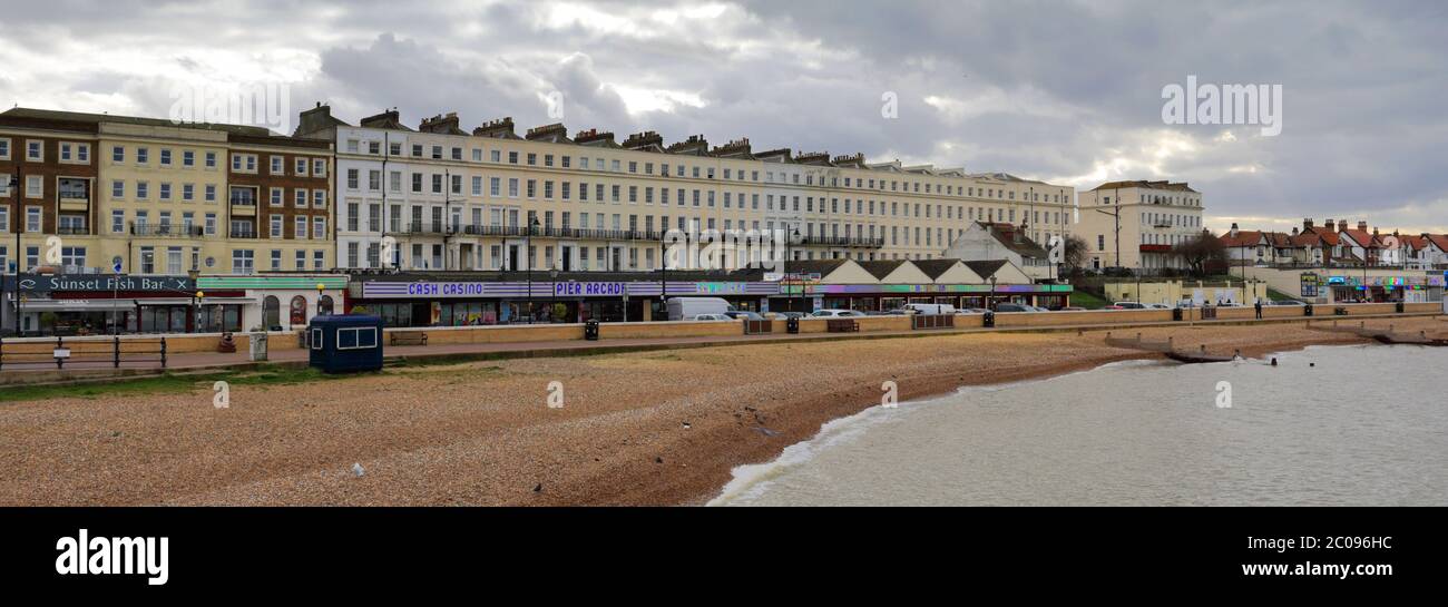 The Seafront Promenade, Central Parade, Herne Bay town, Kent County