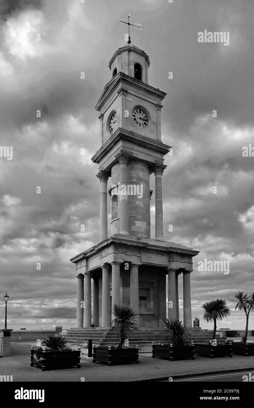 The Clock Tower, Waltrop gardens, Central Parade, Herne Bay town, Kent