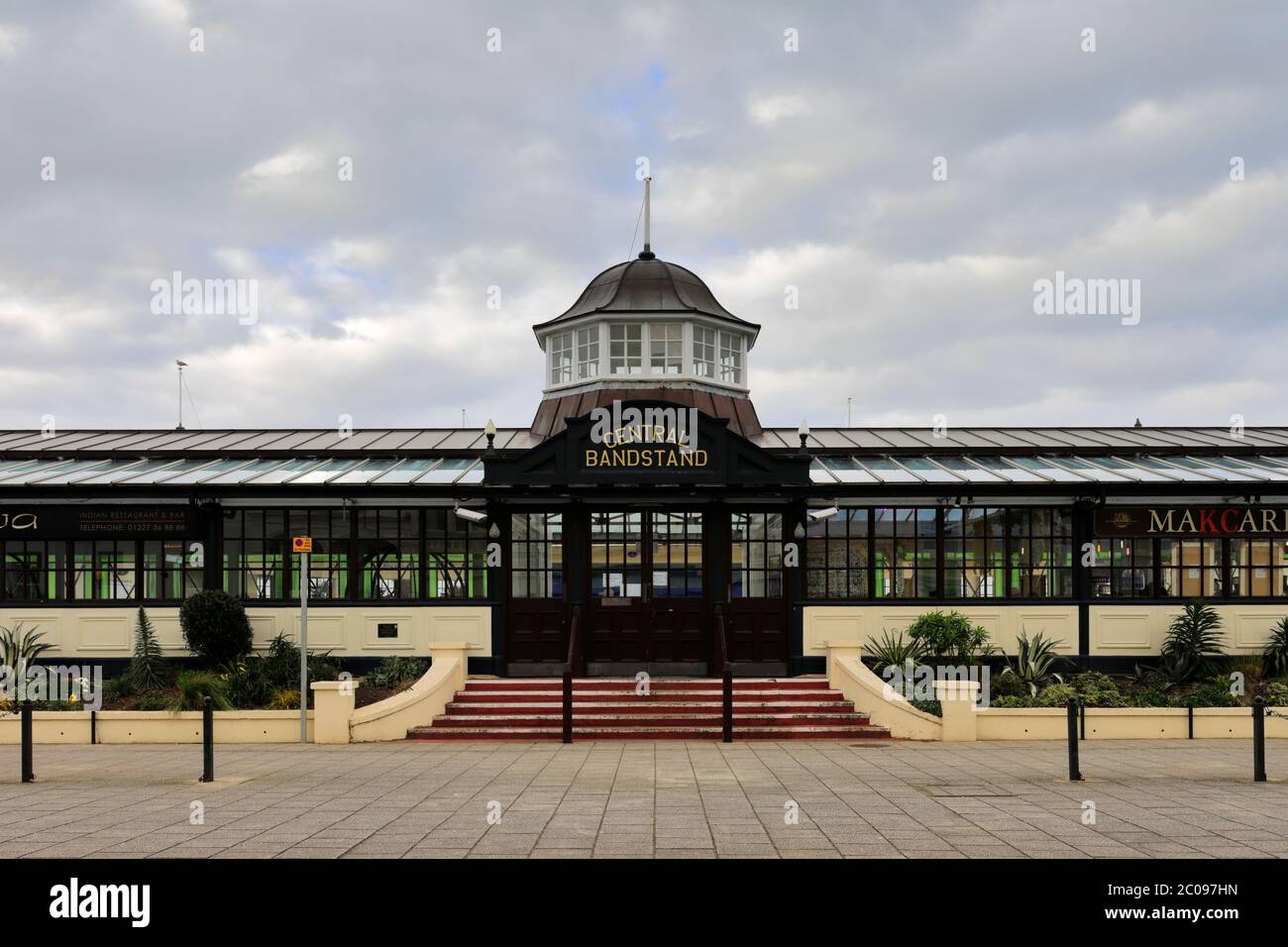 The Central Bandstand, Central Parade, Herne Bay town, Kent County