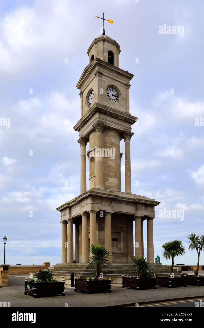 The Clock Tower, Waltrop gardens, Central Parade, Herne Bay town, Kent