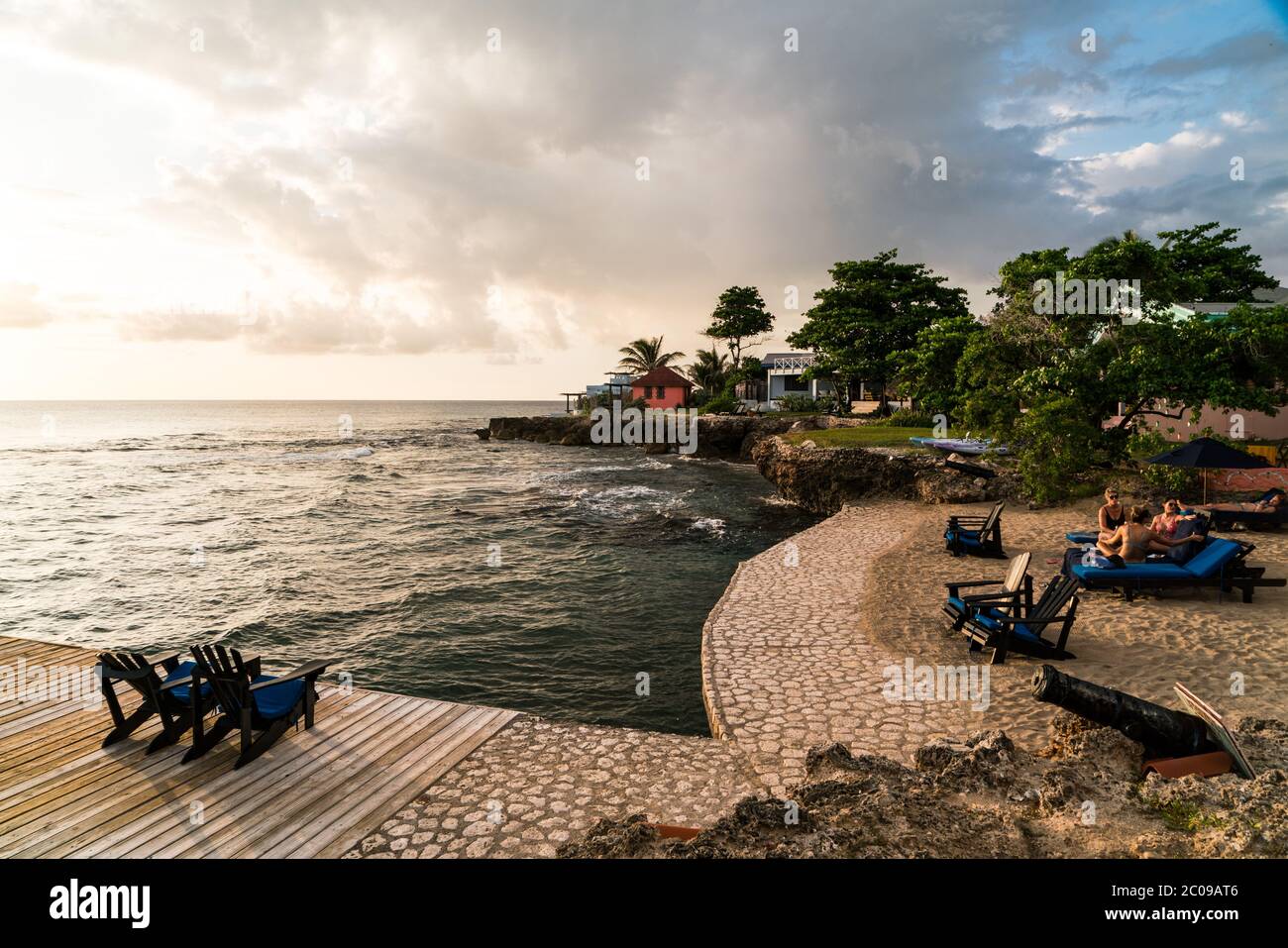 Jamaica, Treasure Beach, Jakes Hotel Stock Photo Alamy