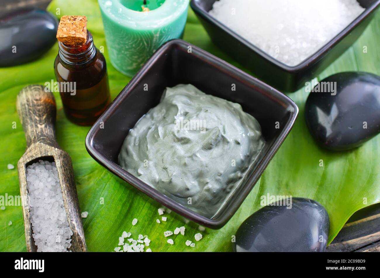 clay and sea salt Stock Photo Alamy