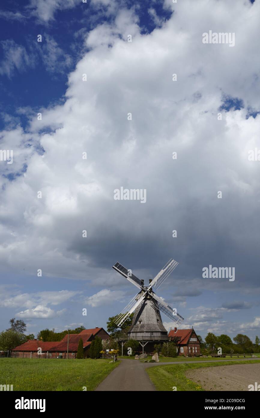Windmill Meßlingen (Petershagen Stock Photo Alamy